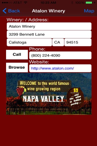 Napa Valley Winery Finder screenshot 4