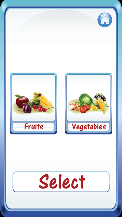 Screenshot #2 pour Enfants Fruits et légumes ABC Alphabets cartes flash pour la maternelle préscolaire garçons et filles