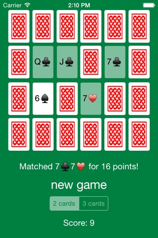 MatchCardGame screenshot 2