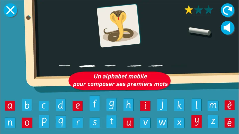 Capture d'écran de Le Son Des Lettres Montessori - Français, Anglais, Espagnol, Allemand Et Italien sur iPhone 4