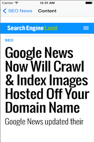 SEO News - SEO RSS Feed screenshot 4