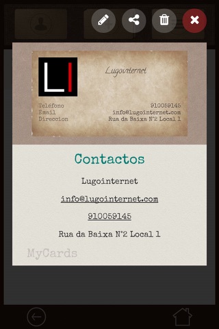 My Cards - Tus Tarjetas de Visita screenshot 4