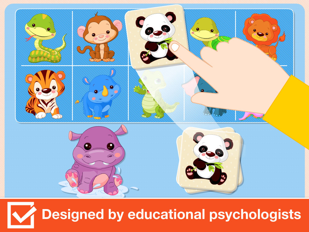 Baby First Words. Matching Educational Puzzle Games for Toddlers and Preschool Kids by Abby Monkey® Learning Clubhouse