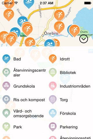 Örebro Explorer screenshot 2