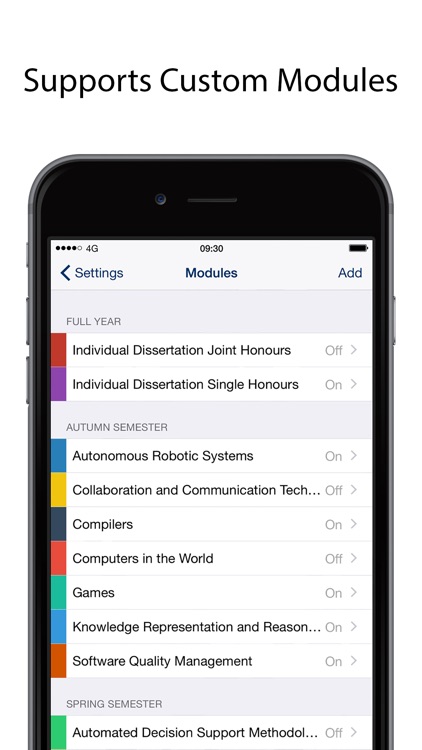 University Of Nottingham Timetable screenshot-4