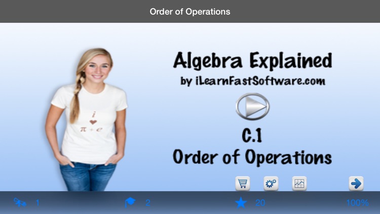Algebra Explained c. 1 Order of Operations LITE