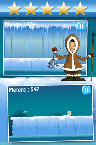 Arctic Penguin Racing : Super-Sonic Ice Voyage (Free) screenshot 2