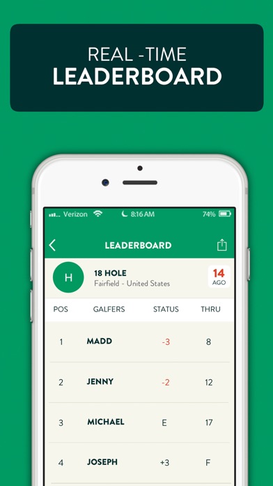 Screenshot #3 pour Galf - Livescoring tournaments