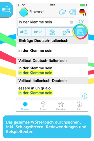 German <-> Italian Slovoed Classic talking dictionary screenshot 2