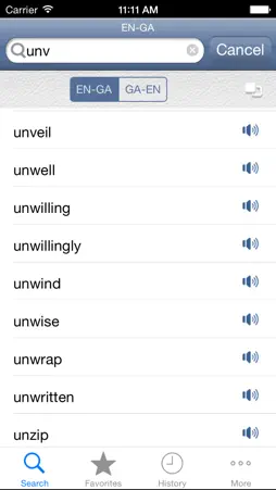 Irish<>English Dictionary screenshot 2