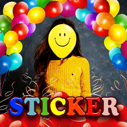 Balloony Pic Stick : Pretty Sticker Camera Decorations and Cute Stamps icon