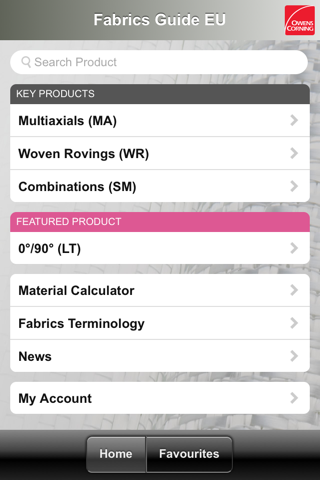 EU Owens Corning Composites Guide screenshot 2