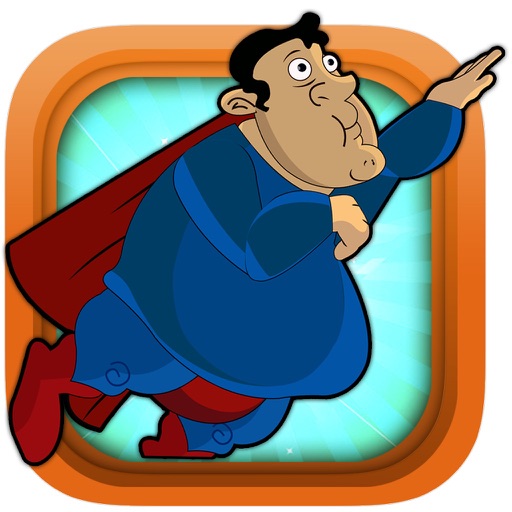 Awesome Fatty Man Super Hero: Justice Among Chaos Pro Icon