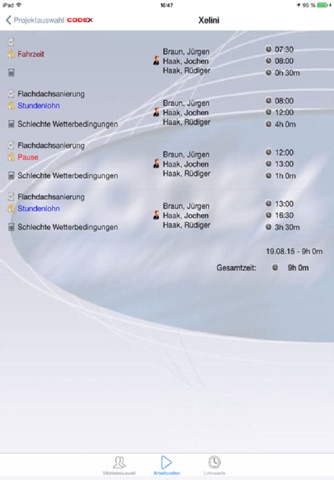 Codex ZeitApp screenshot 4