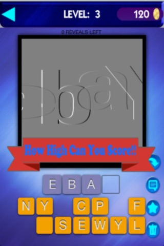 A Guess What's The Logo Word Pics Trivia Quiz - Platinum Logos Edition - Free App screenshot 4