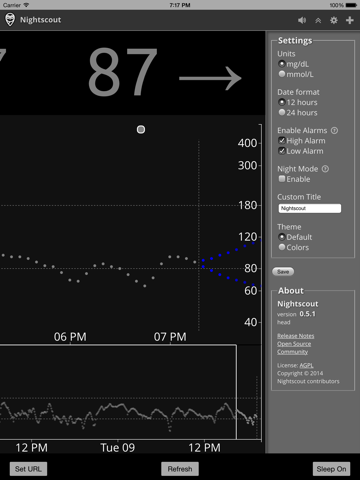 Screenshot #5 pour Nightscout
