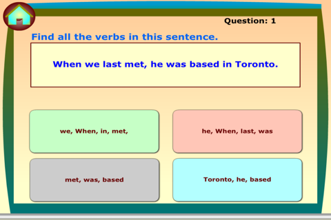 Quiz My Grammar Parts of Speech Lite screenshot 3