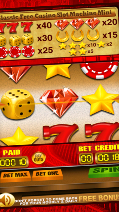Screenshot #2 pour Classique Jeu de Machine à Sous Jeux de Casino Gratuits Les Meilleures Applications Pour iPad et iPhone