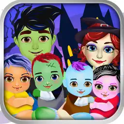Halloween Mommy's Newborn Baby Doctor - My Make-up Salon Girl Games! app icon