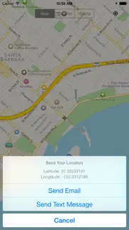 right here - send location via email or sms iphone screenshot 2