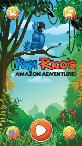 Game screenshot Papi Rico Bird: Blue Parrot Sling-shot Adventure in Rio de Janeiro hack