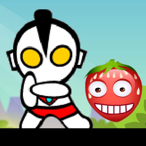 angry fruits icon