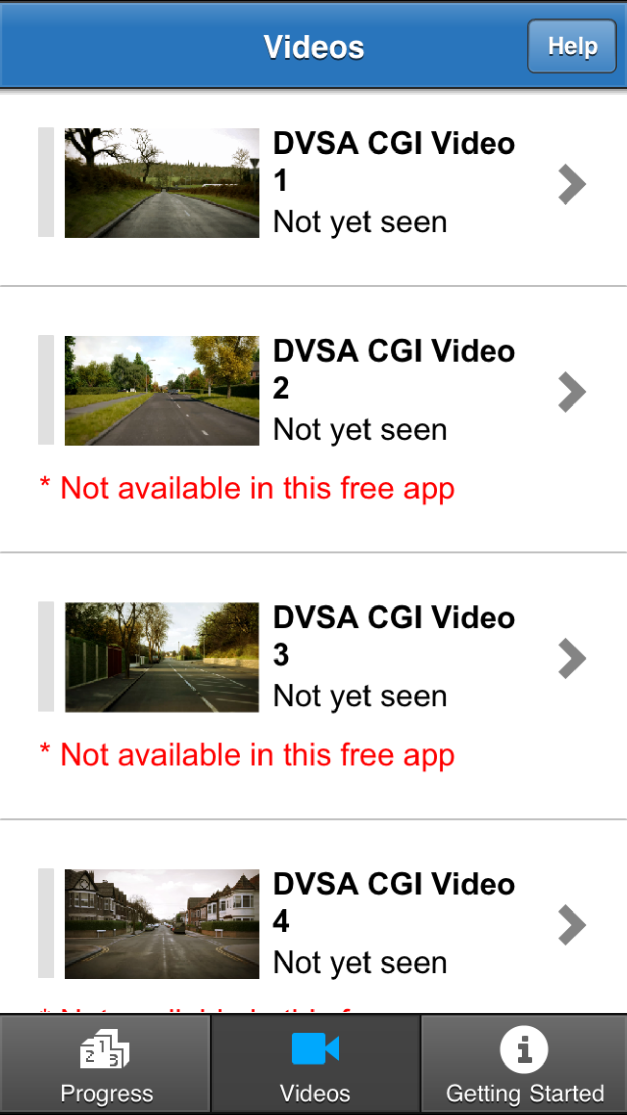 Driving Theory 4 All - Hazard Perception Videos Vol 1 for UK Driving Theory Test - Free