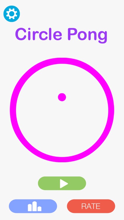 Circle Pong -  Hold and slide to keep the ball going screenshot-4