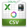 Sqlite Database Editor and Excel .Csv Editor with XLS/XLSX/XML to CSV File Converter delete, cancel