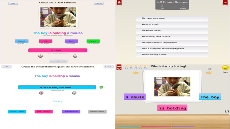 Comprehension Builder - English Language Learning and Speech Therapy App screenshot-3