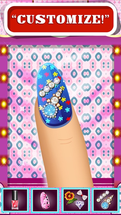 Screenshot #1 pour princesse salon de manucure pour les filles à la mode - Make-Over art expérience ongles comme Crayola free party