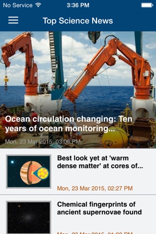 ScienceDaily for iPhone and iPad screenshot 2