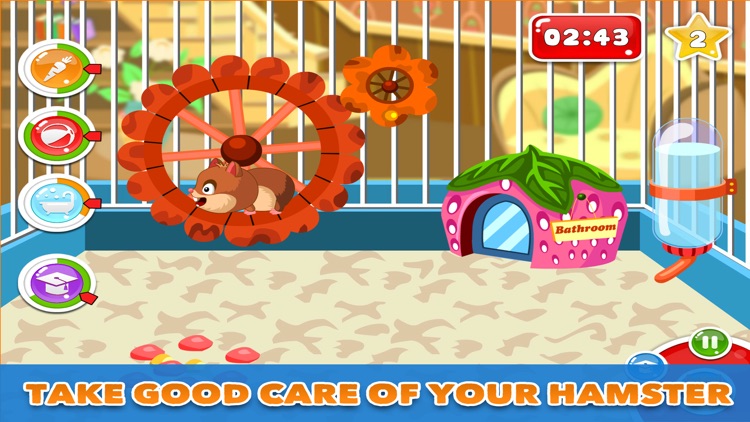 My Sweet Hamster - Your own little hamster to play with and take care of! screenshot-4