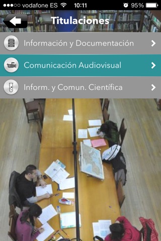 Facultad de Comunicación y D. screenshot 2