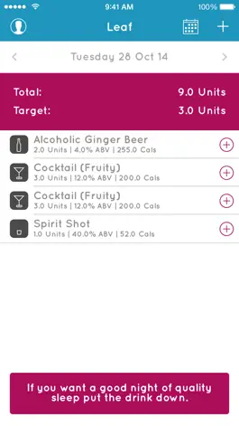 Game screenshot Leaf – Your Discreet Drink Tracker apk