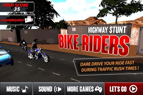 Highway Stunt Bike Riders screenshot 2