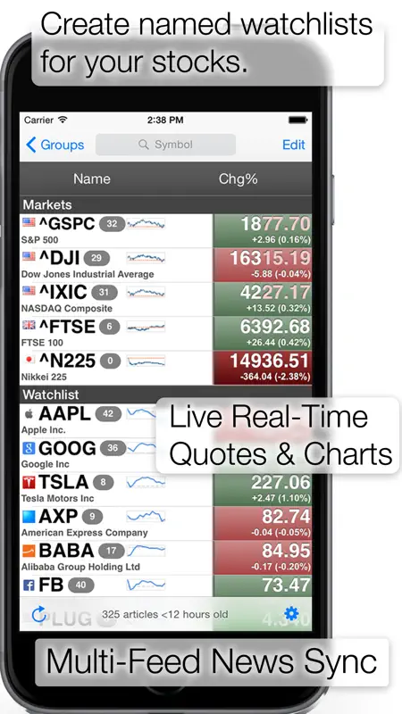 StockSpy: Real-time Quotes screenshot 1 of 5