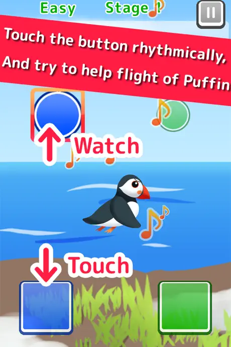 Rhythm Puffin - 頭の体操になる知育アクションゲーム