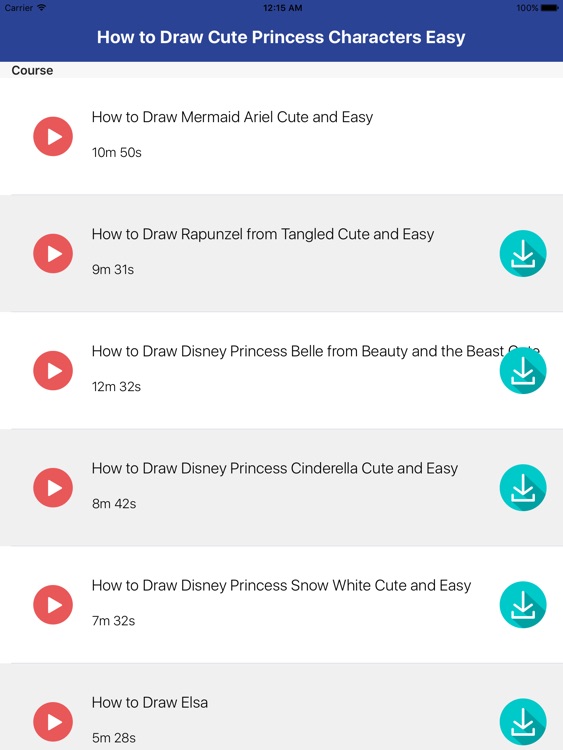 How to Draw Cute Princess Characters Easy for iPad screenshot-3