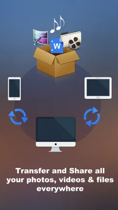 Home Sharing - transfer photo, video and file more easily in the local Wi-Fi network iPhone image 1