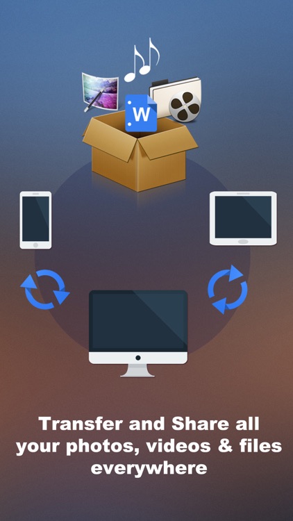 Home Sharing - transfer photo, video and file more easily in the local Wi-Fi network