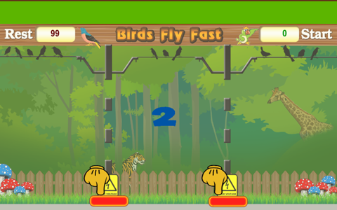 Birds Fly Fast - Free Game for Kids screenshot 2