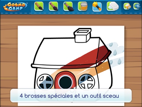 Screenshot #6 pour CosmoCamp: Livre à colorier pour enfants d’âge préscolaire