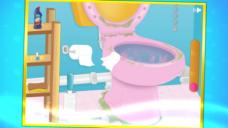 Baby Bathroom Cleanup