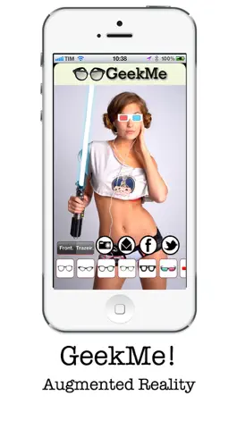 Game screenshot Geek Me - Geekfy yourself! Augmented Reality to add funny Geek Glasses mod apk