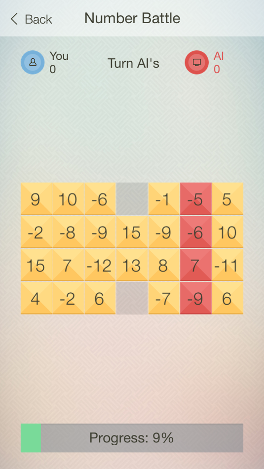 #3. Number Battle - fun game (puzzle) with numbers. Show the erudition, play with friends (iOS) 由: Anton Kartunov