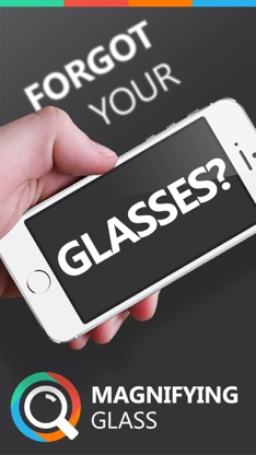Magnifying Glass Reader with Light for iPhone screenshot 1