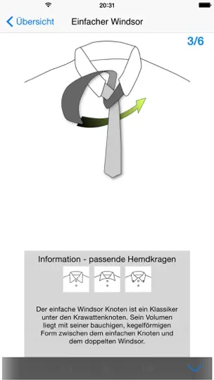 Screenshot von VTie Premium - Krawatte Binden Zu Allen Gelegenheiten Wie Hochzeit, Vorstellungsgespräch, Bewerbung Oder Bei Geschäftsterminen auf dem iPhone 3