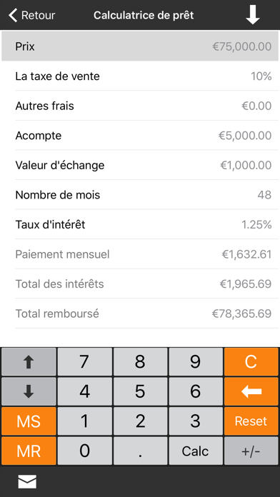 Screenshot #2 pour Calculatrice Financière +