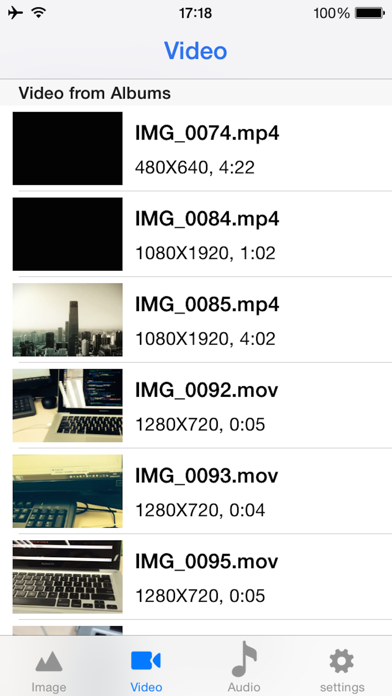 App screenshot